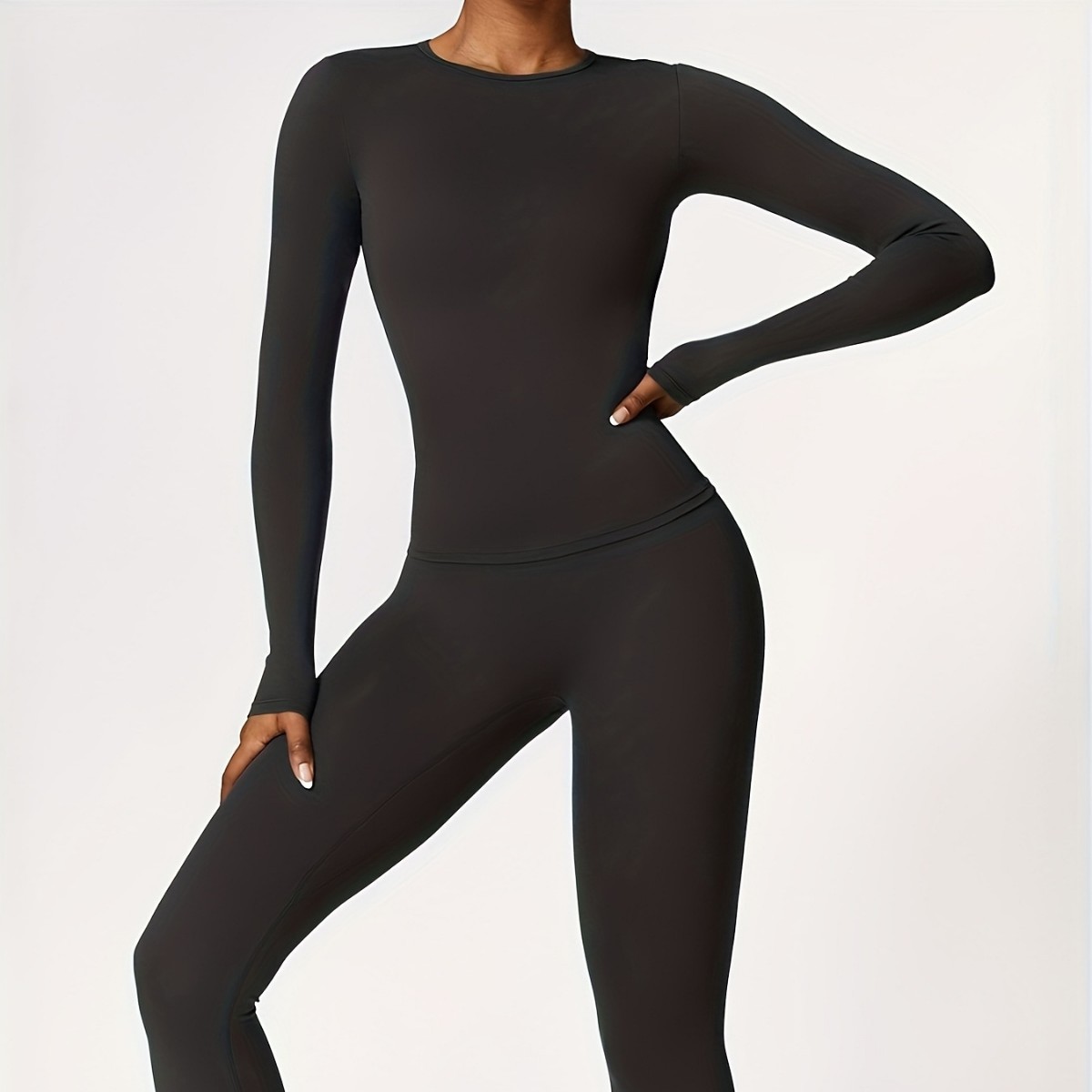 Tight-fitting yoga suit slim l - Winter Clothing For Women recension och pris