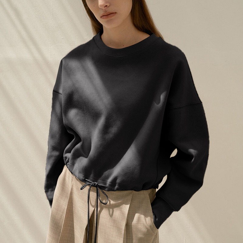 Women Loose Cropped Jacket Cas - Winter Clothing Drawing recension och pris