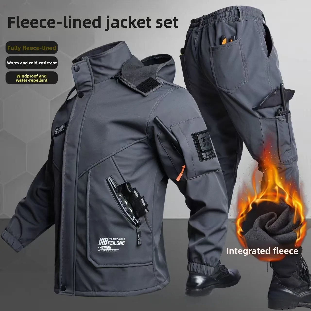 Thickened Fleece Autumn Winter - Winter Clothing Pk recension och pris