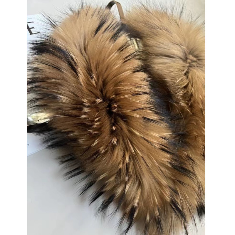 Raccoon Fur Collar Female Wint - Winter Clothing Pk recension och pris